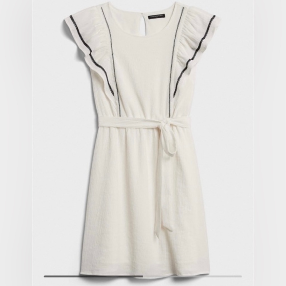 Banana Republic Gauze Fit and Flare Dress